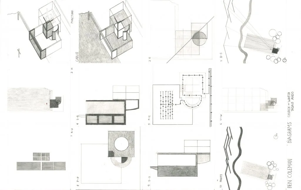 2D analytical diagrams of the precedent