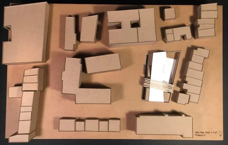 Context site model of the Charleston parking lot site