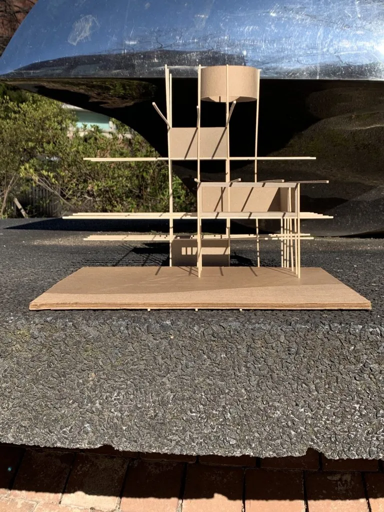 Photo of the final study model