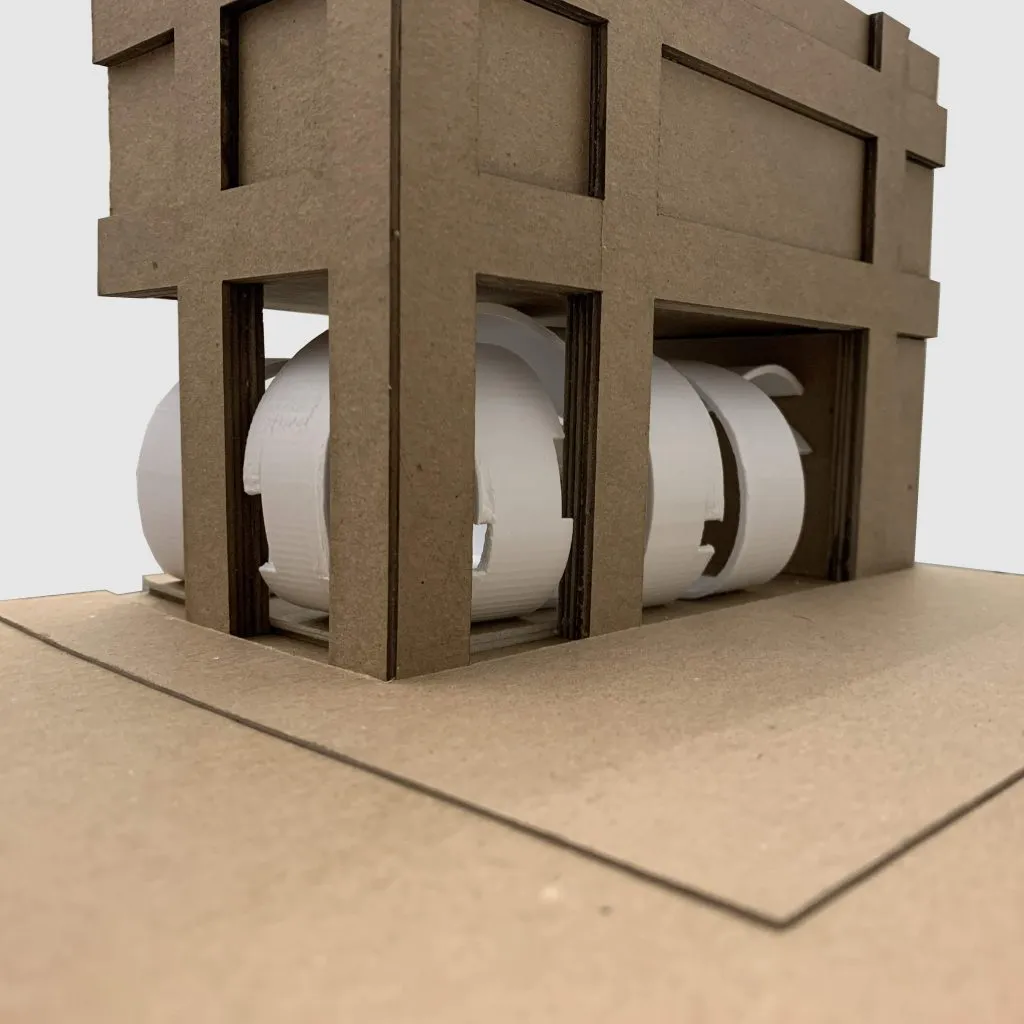 Photo of the physical study model