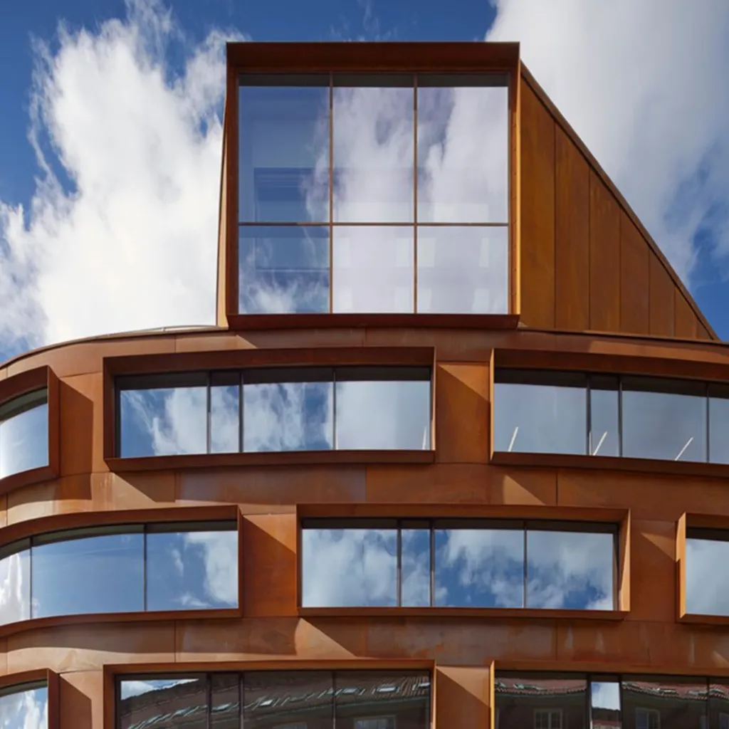 Exterior massing render of the KTH School of Architecture