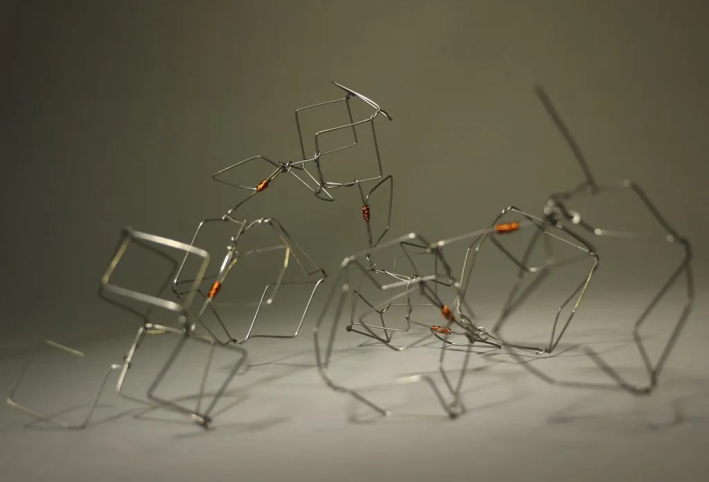 Final wire model representing the Frame tectonic