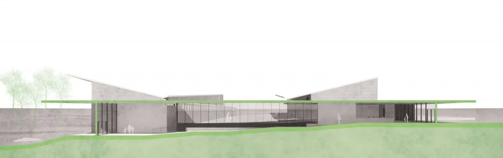 Section perspective of the preschool