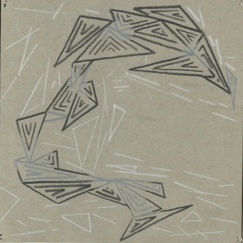 Tonal diagram of the initial aerial image